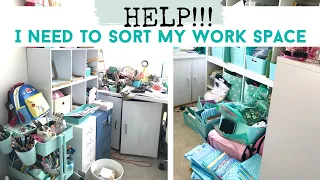 CRAFT SPACE MAKEOVER | Declutter & Organise | Craft Room Organisation | Home Office