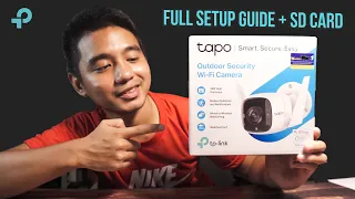 Tapo C310 Camera Setup Guide | Connect Wirelessly | SD Card Setup (Tagalog/English)