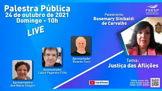 Palestra Pública - Justiça das Aflições