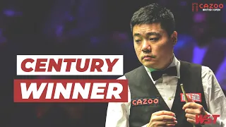 Vintage Ding Junhui CENTURY Clearance! 💯 | 2022 Cazoo British Open