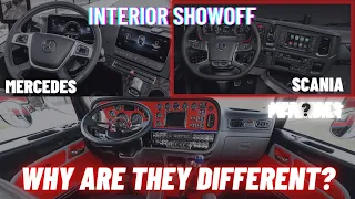 Best Truck Interior Showoff: Scania vs Volvo vs Mercedes vs MAN