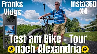 Insta360 X4 Die Ideale Kamera fürs Bike ? Mit dem Mountainbike  nach Alexandria Virginia 🇺🇸
