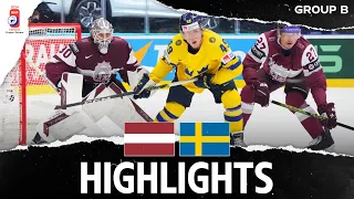 Highlights | Latvia vs. Sweden | 2024 #MensWorlds