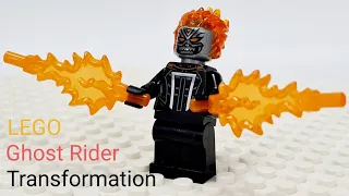 Ghost Rider Transformation | Lego StopMotion