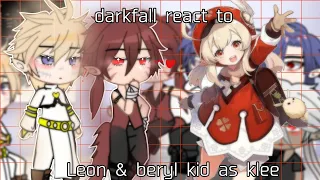 darkfall react to Leon & beryl kid as klee | bl | manhwa | darkfall