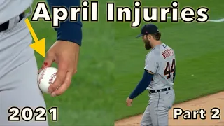 MLB  Worst Injuries April 2021 part 2