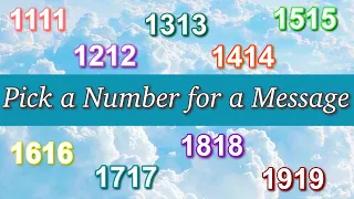 PICK AN ANGEL 😇 NUMBER FOR A SPECIAL MESSAGE! ✨Pick a Card Reading✨