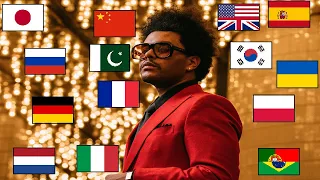 BLINDING LIGHTS in 14 Different Languages! (The Weeknd)