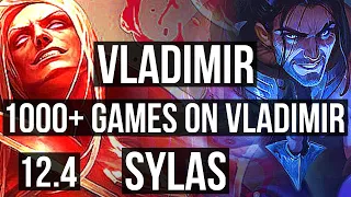 VLAD vs SYLAS (MID) | 6/0/1, 1000+ games, 1.0M mastery, Dominating | EUW Master | 12.4