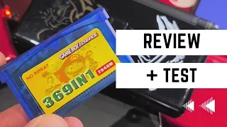 369 In 1 No Repeat Nintendo Gameboy Advance Cartridge review and test