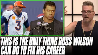 Pat McAfee Says Russell Wilson Has To Become "A Real Human" To Get Back On Track