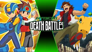 Lan and MegaMan.EXE vs Marcus and Agumon (Mega Man vs Digimon) - Different Death Battles Episode 91