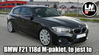BMW 118d F20 to godny nastepca E36 i E46 w manualu