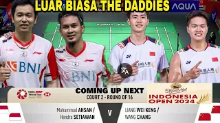 LUAR BIASA! M. Ahsan/Hendra vs Liang wei keng/Wang Chang | Indonesia Open 2024