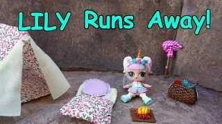 LOL SURPRISE DOLL Lilly Runs Away!