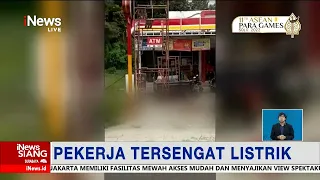 4 Pekerja Jatuh Terpental Usai Tersengat Listrik Papan Minimarket di Banjarnegara #iNewsSiang 03/08