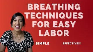 Breathing techniques for an EASIER LABOR | How to BREATHE during labor | Registered Nurse, New Mommy