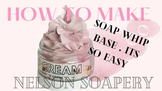 How to make soap whip base - recipe in the video