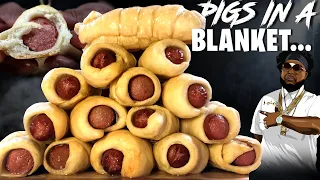 PIGS IN A BLANKET + HOMEMADE DOUGH + QUARANTINE COMFORT FOOD