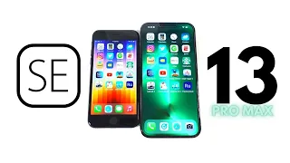 iPhone SE 3 vs iPhone 13 Pro Max Speed Test!