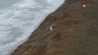 Unique footage of the first use of an Orion drone against an air target