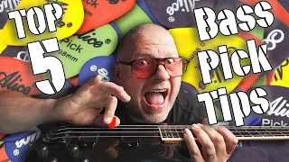 TOP 5 Bass Pick Playing Tips