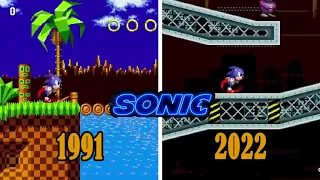 Evolution Game Sonic the Hedgehog 1991 to 2022 || Evolution Of Games