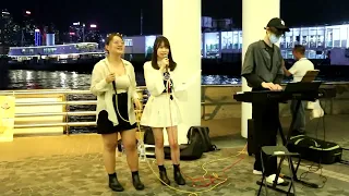 Busking尖沙咀文化中心@(林俊傑_背對背擁抱+修煉愛情+那些你很冒險的夢)~韋禮安_如果可以-Cover|20230419