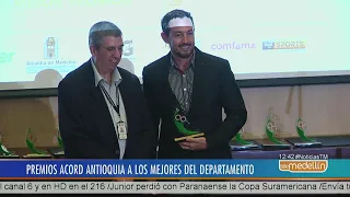 Se entregaron los Premios Arcord Antioquia a los mejores deportistas [Noticias] - Telemedellín