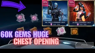 60k Gems huge Chest Opening!!! 🔥🔥🔥| Injustice 2  Mobile