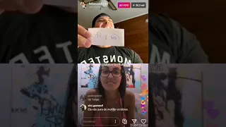 FELIPE FRANCO DEIXA A MULHER DE BIQUÍNI NA LIVE DO SEU INSTAGRAM 😈