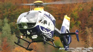 Eurocopter EC-135 & Eurocopter EC-145 - German Police - landing at Füssen Glider Airfield