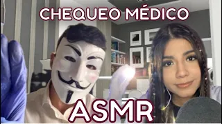 ASMR ROLEPLAY /EXAMEN de NERVIOS CRANEALES / CHEQUEO MÉDICO con Anon ASMR