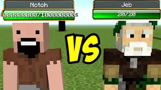 Notch vs Jeb in minecraft creepypasta