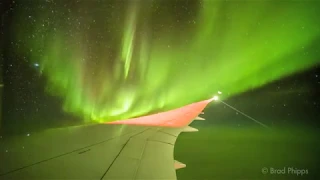 Flight to the Lights 2 - Six Hour Time Lapse (Starboard Side)