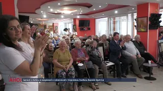 V sociálnom dome ANTIC vystúpila Vojenská hudba z Banskej Bystrice, seniori si prišli na svoje