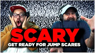 JK BROS LIVE SCARY GHOST VIDEOS (JUMP SCARE EDITION) | REACTION!!