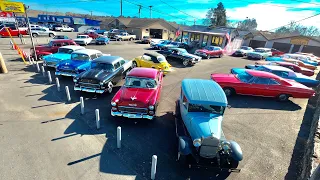 Muscle Car Lot Maple Motors Inventory Walk 11/29/21 Vintage Hot Rods American Classics