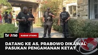 Hadiri 17 an di AS, Prabowo Dapat Penjagaan Khusus Tim Secret Service | Kabar Utama tvOne