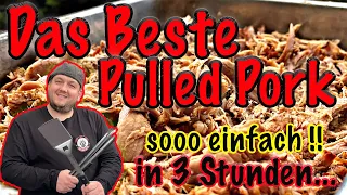 Das schnellste saftigtste Pulled Pork | Konfierter Schweinenacken | The BBQ BEAR