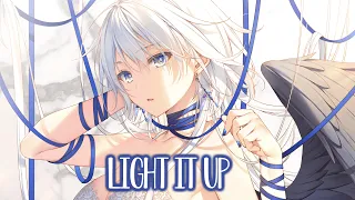 Nightcore - Robin Hustin x TobiMorrow - Light It Up (feat. Jex) (Lyrics)