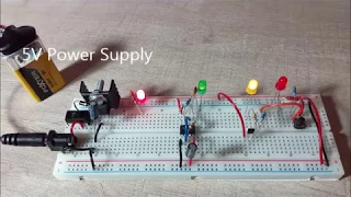 4 bit CPU Part1 : 5V Power supply / Clock / Reset