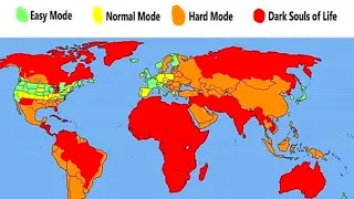 Difficulty of life around the world | Fun with Maps