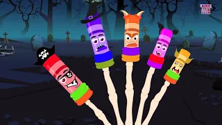 Haunted House & Halloween song for children | Finger Family | Nursery Rhymes from Jugnu ki