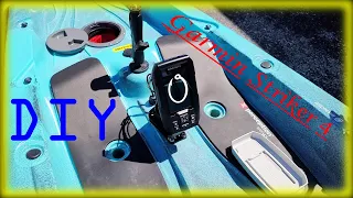 DIY Garmin Striker 4 install on Perception Outlaw 11.5 kayak