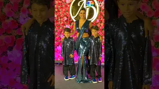 Kashmera Shah TWINS with her kids at Arti Singh's Sangeet #shorts #kashmirashah