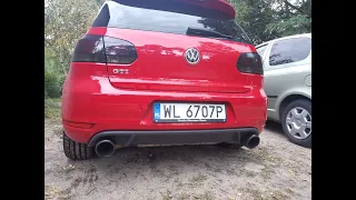 GOLF 6 GTI DSG Farts Sound With NON RESONATED Custom Exhaust
