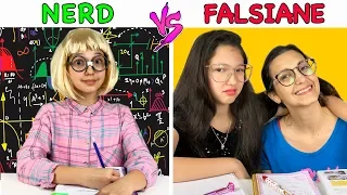 TIPOS DE CRIANÇAS NA ESCOLA #2 NERD VS FALSIANE | Luluca