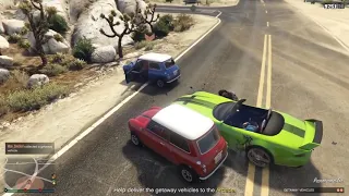VanossGaming! GTA5 Online Funny Moments - Moo Was Kidnapped By Mark Wahlberg!