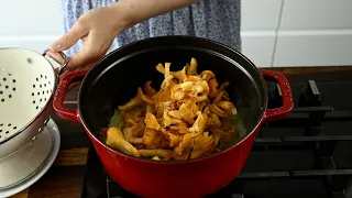 This recipe for chanterelle soup is so delicious I make it every mushroom season.